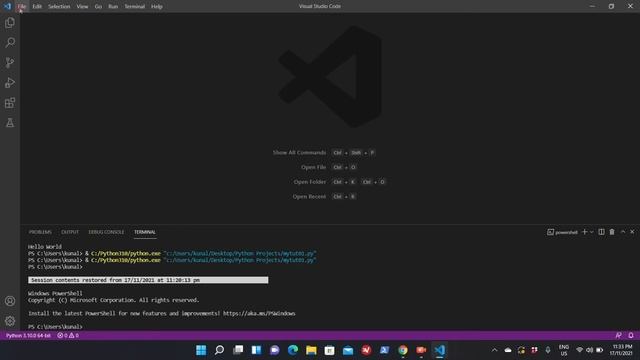 Python Installation and Hello World with Voice on Windows English смотреть онлайн
