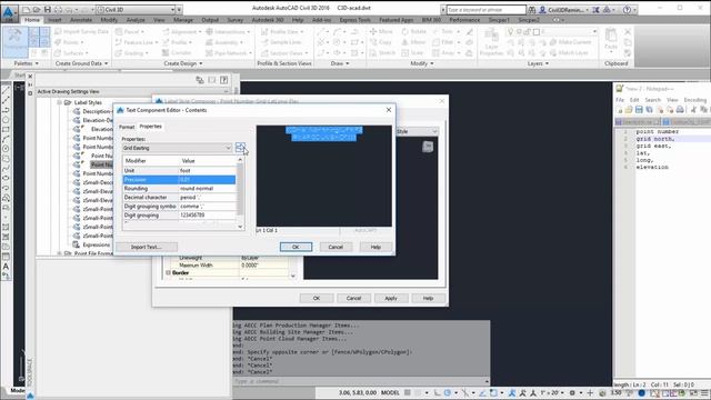 Civil 3D Point Label Style Creation - Grid and Lat/Long смотреть онлайн