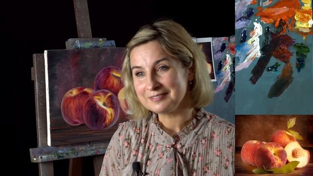 Вебинар от Ольги Базановой - "Персики". Пишем маслом смотреть онлайн