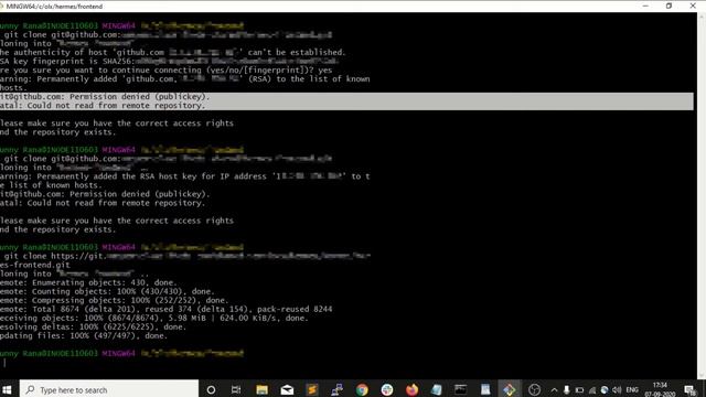 Permission denied (publickey) in Gitlab : Git issue, fatal: Could not read from remote repository. смотреть онлайн