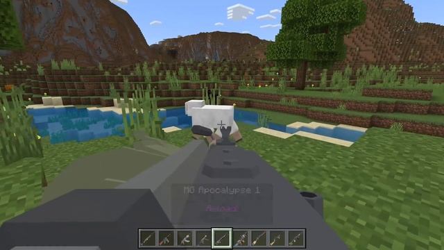 3D Apocalypse Gun ADDON in Minecraft PE смотреть онлайн