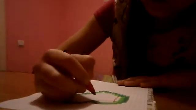 Как нарисовать арбуз в форме сердца по клеточкам смотреть онлайн