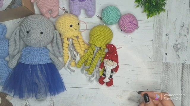 Вязание крючком, процессы, новые игрушки, зайцы ?? смотреть онлайн