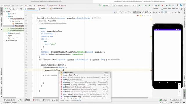 How to create Spinner / DropDown Menu in Jetpack Compose | Android development Basics смотреть онлайн