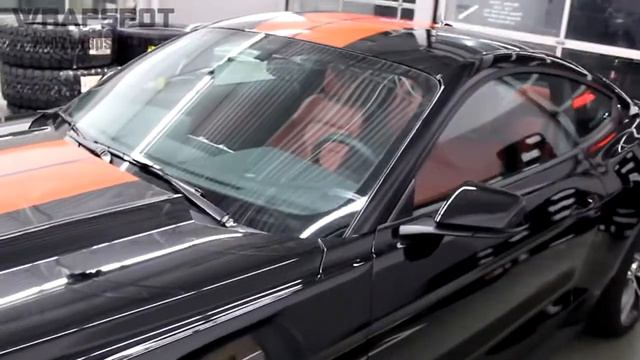 Установка спортивных полос на Мустанг ГТ(Mustang GT 2016) смотреть онлайн