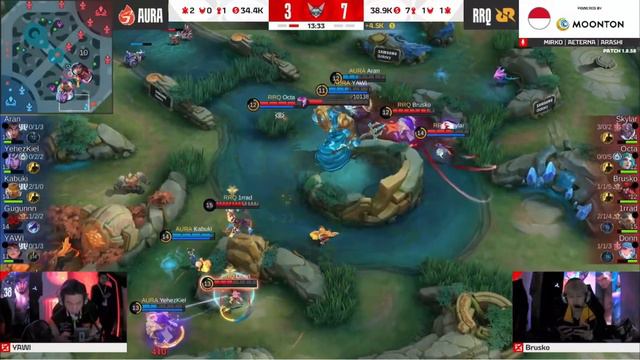 WHAT A MATCH!! YAWI vs BRUSKO!! RRQ vs AURA in MPL ID S13… 🤯 смотреть онлайн