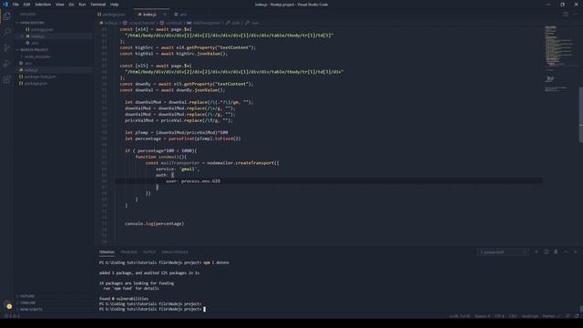Stock Price drop Notifier using NodeJS Tutorial in Hindi | Backend | Part 1 смотреть онлайн
