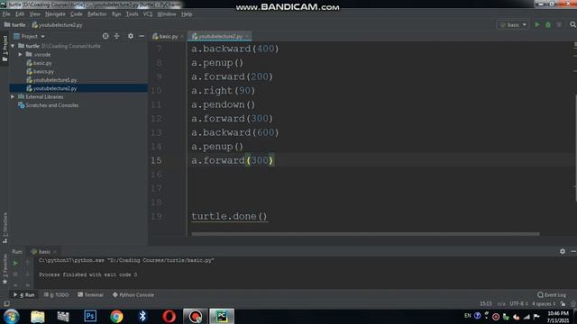 Python programming creating co-ordinate axis and circle смотреть онлайн
