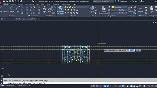 AUTOCAD 2021 | 10. Plan d'architecture Bâtiment R+5 - Partie 01 смотреть онлайн