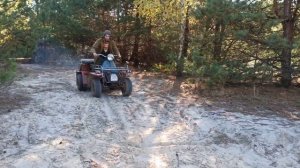 Квадроцикл ЗИМ-350 тест #4