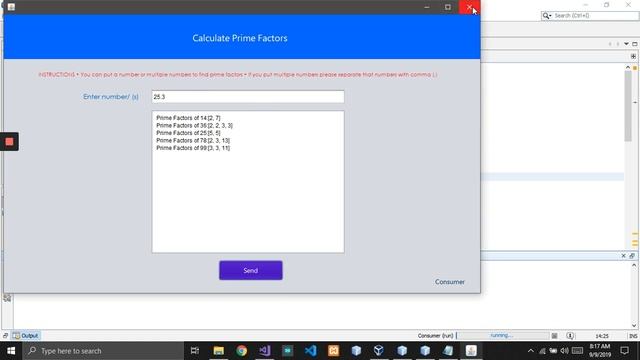 Prime Factor Calculation Using Client/Server in JAVA смотреть онлайн