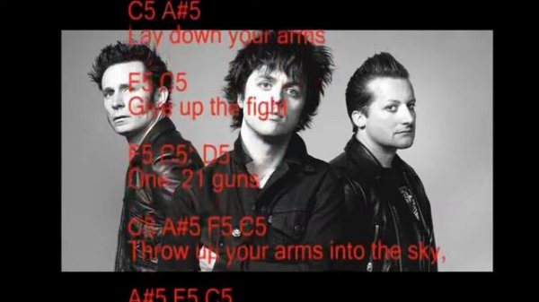 21 guns - Green day (lyrics and chords)