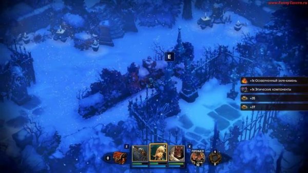 Прохождение Battle Chasers Nightwar часть 07 Багровый Сад