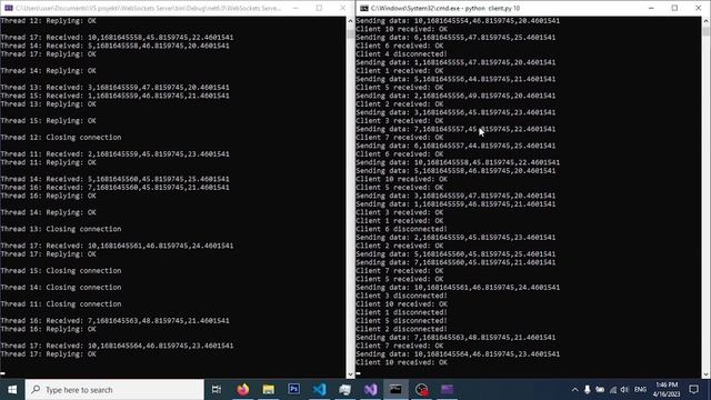 WebSocket Server and Client demo смотреть онлайн