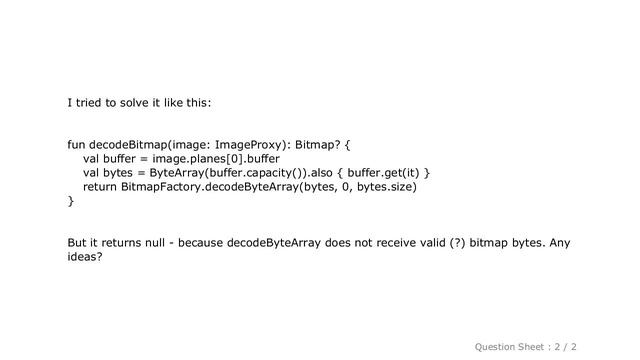 Android : Converting ImageProxy to Bitmap смотреть онлайн