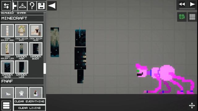 THE WARDEN (MINECRAFT) VS MOMMY LONG LEGS MOD IN MELON PLAYGROUND смотреть онлайн
