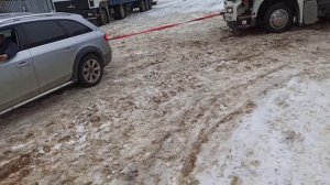 Ауди А4 allroad тянет фуру. На что способна Ауди