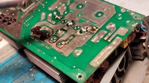 Как выпаять транзисторы с радиатором на примере ИБП асика (Asic)