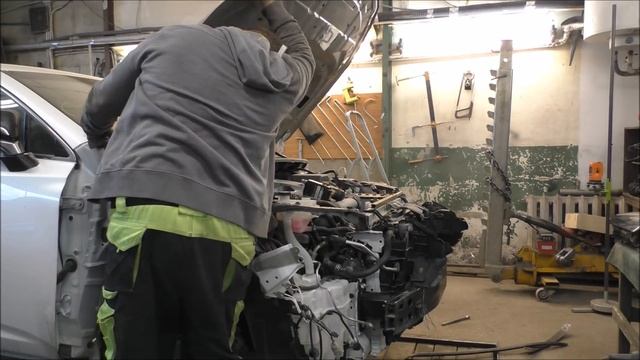 Lexus NX200. The Front End Repair. Ремонт переда.