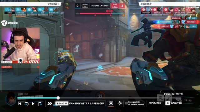 EL PEOR CHEATER de OVERWATCH 2 (Es malísimo) | Logitech G #A50X смотреть онлайн