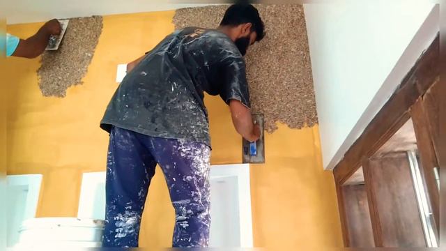 How to make liquid wallpaper texture/silk plaster#thanchuarts67 смотреть онлайн