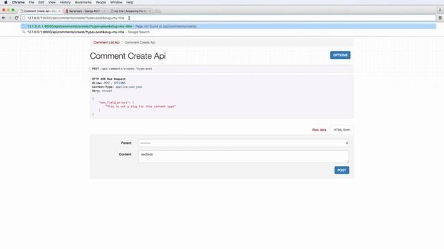 Blog API with Django Rest Framework 21 of 33 Comment Create Serializer Function Part 3 смотреть онлайн
