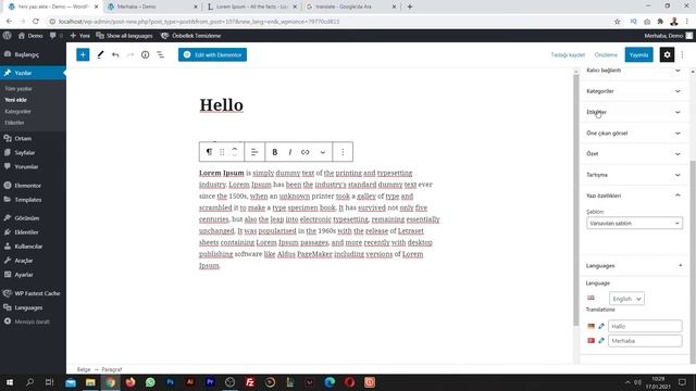 Çok Dilli Wordpress Sitesi Nasıl Yapılır? - Polylang смотреть онлайн