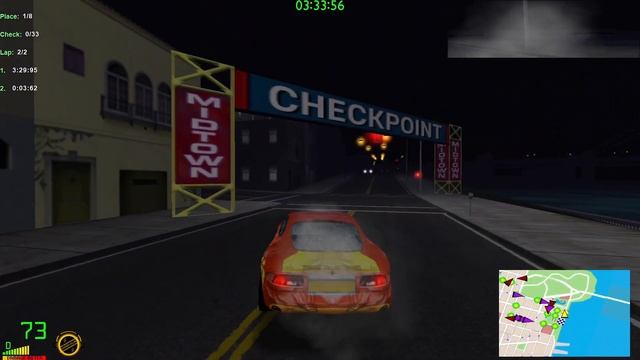 Midtown Madness 2 - Across the Neighborhood - Golden Gate Racepack Circuit[Professional] смотреть онлайн