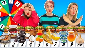 12 БУРГЕРОВ - Экстремальный Челлендж с МАМОЙ!