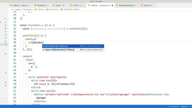 Ejemplo de uso de MUI (Material UI) + Firebase 9 en ReactJS - Parte 3 смотреть онлайн