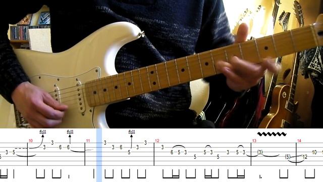 Deep Purple - Burn guitar solo lesson (with tablatures and backing tracks) смотреть онлайн