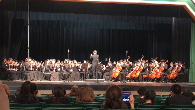 Johns Creek HS Philharmonic Orchestra playing Finale from Beethoven Symphony No.5 смотреть онлайн