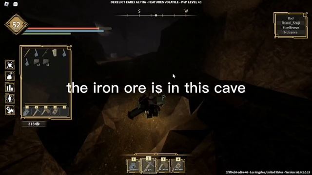 How to get IRON ORE (Derelict Roblox) смотреть онлайн