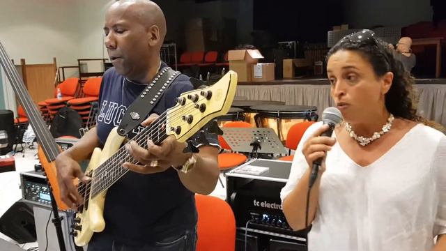 Noa (Achinoam Nini) No Baby Rehearsal before Quincy Jones birthday concert clip смотреть онлайн