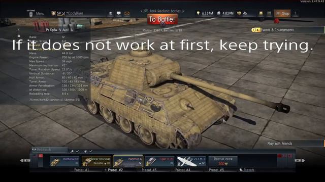 War thunder PS4 Tutorial view vehicles in hanger смотреть онлайн