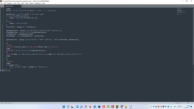 Easy PHP pagination MySql database смотреть онлайн