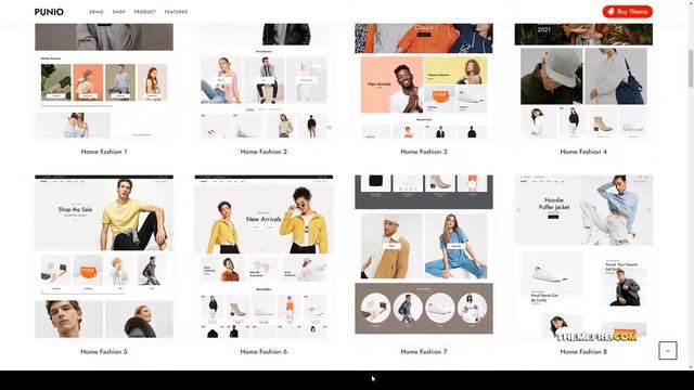 Punio All-in-one WooCommerce WordPress Theme minimal watch Website Builder смотреть онлайн