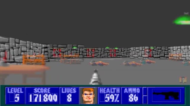 Wolfenstein 3D (PC), chapter 1 | longplay (1080р, 60) смотреть онлайн