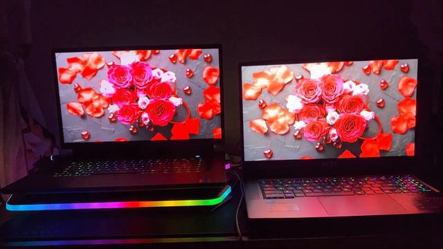 MSI GT77 TITAN HX 13V 128 GB 4TB RTX 4090 vs ALIENWARE X17 R2 64GB 4TB RTX 3080Ti Screen Comparison смотреть онлайн