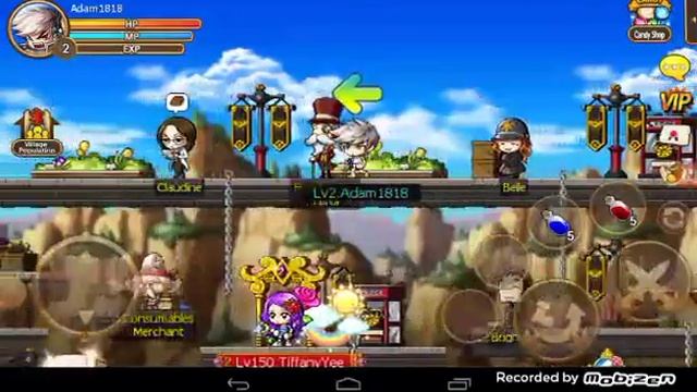 Pocket MapleStory~~~~Mechanic Walktrough Part 1 смотреть онлайн