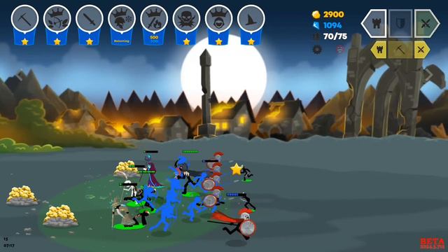 Stick War 3 - ALL CAMPAIGN BOSS GENERALS + ATREYOS VS WRATHNAR + FINAL BOSS LUNARCLOPS смотреть онлайн