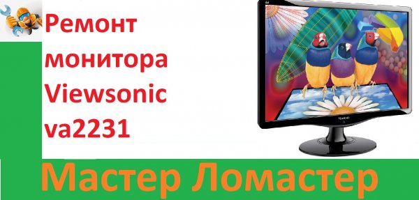 Ремонт монитора Viewsonic va2231