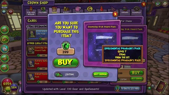 Crafting the NEW Doomsday Krok Gauntlet in Wizard101 смотреть онлайн