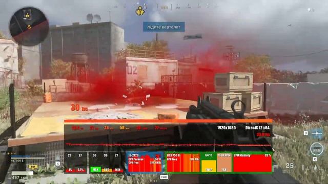 Gameplay test COD Warzone with Intel Core i3 2120 + GTX 750Ti смотреть онлайн