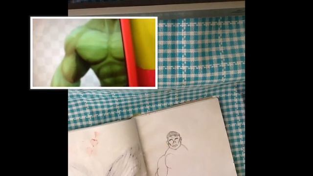 как нарисовать халка смотреть онлайн