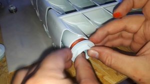 Отопление в квартире, сборка алюминиевого радиатора