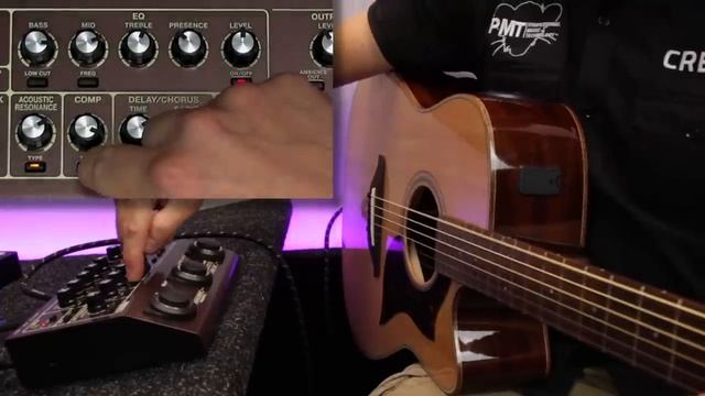 BOSS AD-10 Acoustic Preamp - Review & Demo смотреть онлайн