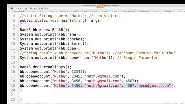 Java in Tamil - Argument Passing in Methods, Constructor Introduction - Muthuramalingam - Payilagam смотреть онлайн