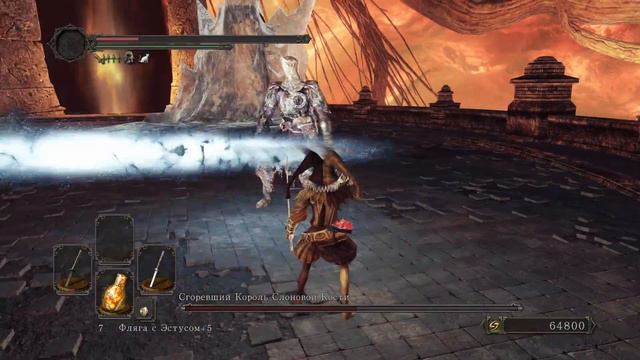 Dark Souls 2: Scholar of the First Sin слепое прохождение ч.52: Сгоревший Король Слоновой Кости смотреть онлайн