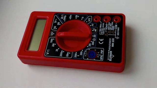 Мультиметр Elitech ММ 100 - внешний вид смотреть онлайн